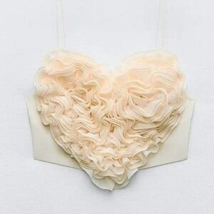 ZARA voluminous Heart Top